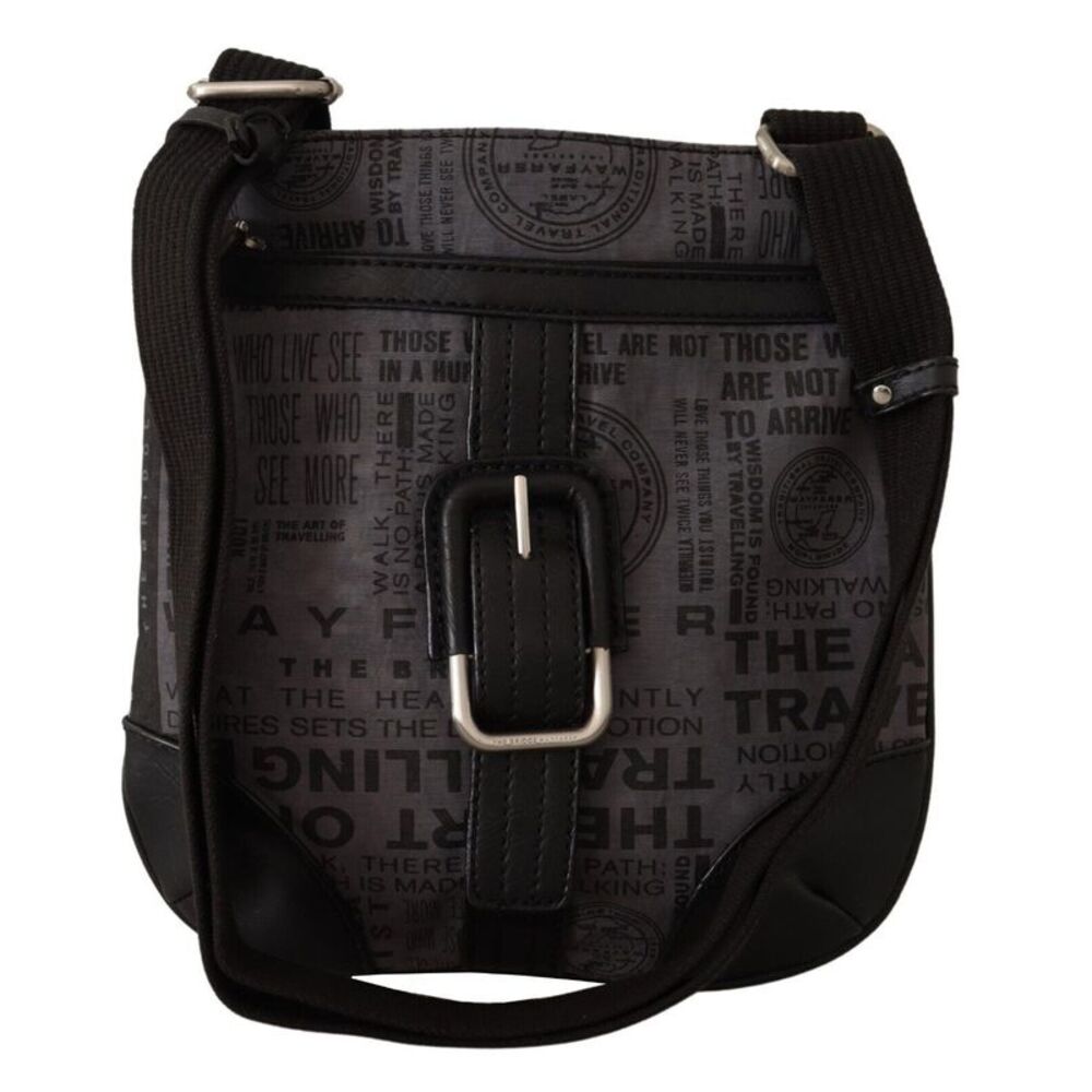 WAYFARER Gray Printed Logo Shoulder Crossbody Purse Women's Bag